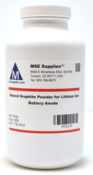 MSE PRO High Performance Artificial Graphite Powder for Lithium Ion Battery  Anode, 500g