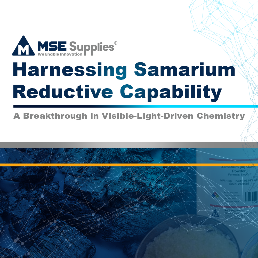 Harnessing Samarium Reductive Capability: A Breakthrough in Visible-Light-Driven Chemistry