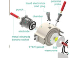 Metal-Ion 4-Point Electrochemical Impedance Spectroscopy Cell, Model A