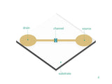 Electrolyte-Gated Transistor Bottom Mount Cell - 15 ML, 0.2 CM2