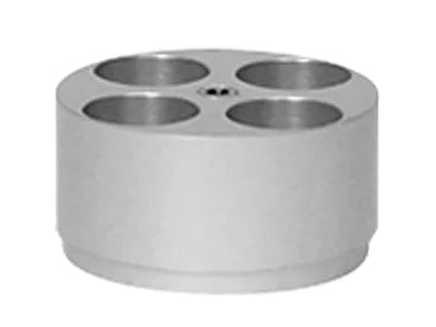 Heidolph Radleys Heat-On Insert for 4x20mm Tubes (Anodized) - MSE Supplies LLC