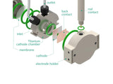 Immersible Electrosynthesis Reactor, H-Cell, 2X1.5 ML, 15X15 MM2