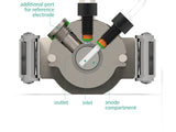 Immersible Electrosynthesis Reactor, H-Cell, 2X1.5 ML, 15X15 MM2