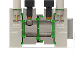 Immersible Electrosynthesis Reactor, H-Cell, 2X1.5 ML, 15X15 MM2