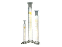 Witeg Graduated Cylinder Class A With ST Tall Form Brown Graduated