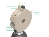 Magnetic Mount Spectro-Electrochemical Flow Cell With Reduced Optical Path