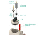 Magnetic Mount Front Contact Photo-Electrochemical Cell