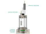 Bottom Mount Electrochemical Cell Setup