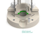 Bottom Mount Electrochemical Cell Setup