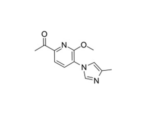 MSE PRO 1-(6-Methoxy-5-(4-methyl-1H-imidazol-1-yl)pyridin-2-yl)ethan-1-one