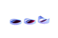 MSE PRO Circular BK7 Cylindrical Plano-Concave Lenses with 1/4 Wave MgF<sub>2</sub> Coating@550nm, Ø1"