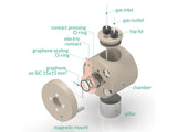 Magnetic Mount Photo-Electrochemical Cell