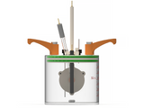 Jacketed Standard Electrochemical Cell Setup