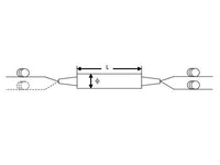 Ascentta Single-Mode Single-Window Coupler: 1x2, 2x2 (2000nm)