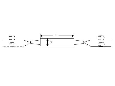 Ascentta Single-Mode Single-Window Coupler: 1x2, 2x2 (2000nm)