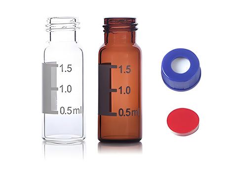 MSE PRO 1.5 mL Scaled Chromatography Injection Vials with Composite Gasket