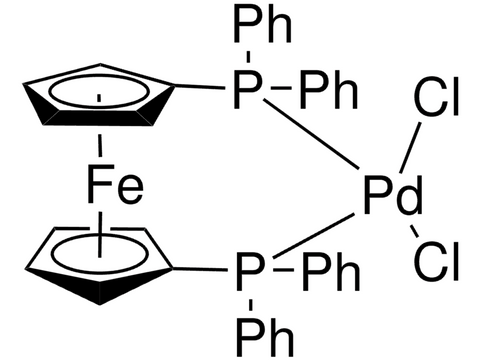 MSE PRO [1,1'-Bis(diphenylphosphino)ferrocene]dichloropalladium(II), Pd(dppf)Cl<sub>2</sub>, >98% - MSE Supplies LLC