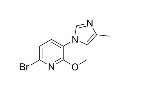 MSE PRO 6-Bromo-2-methoxy-3-(4-methyl-1H-imidazol-1-yl)pyridine