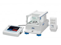 A&amp;D Weighing™ Dual Range Microbalance, 2.1 g x 0.001 g / 6.2 g x 0.01 g with Touch Screen Display, Automatic Doors and Internal Calibration