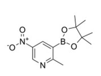 MSE PRO 2-Methyl-5-nitro-3-(tetramethyl-1,3,2-dioxaborolan-2-yl)pyridine