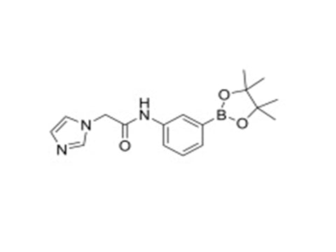 MSE PRO 2-(1H-imidazol-1-yl)-N-(3-(4,4,5,5-tetramethyl-1,3,2-dioxaborolan-2-yl)phenyl)acetamide