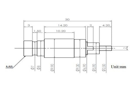 Ascentta Fixed Optical Attenuator: Buildout (1240-1620nm: 3, 5, 10, 15, 20, 25 dB)