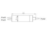 Ascentta Polarization-Maintaining (PM) 3-Port Optical (TGG TYPE) Circulator: High-Isolation (1060nm)