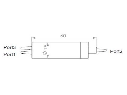 Ascentta Polarization-Maintaining (PM) 3-Port Optical (TGG TYPE) Circulator (405nm)