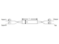 Ascentta Polarization-Maintaining (PM) Filter-Type Tap Coupler: Fast Axis Blocked (1310, 1550)