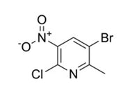 MSE PRO 3-Bromo-6-chloro-2-methyl-5-nitropyridine