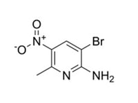 MSE PRO 3-Bromo-6-methyl-5-nitropyridin-2-amine