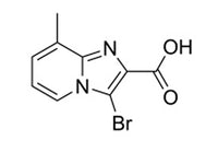 MSE PRO 3-Bromo-8-methyl-imidazo[1,2-a]pyridine-2-carboxylic acid