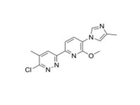 MSE PRO 3-Chloro-6-(6-methoxy-5-(4-methyl-1H-imidazol-1-yl)pyridin-2-yl)-4-methylpyridazine