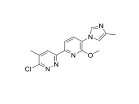 MSE PRO 3-Chloro-6-(6-methoxy-5-(4-methyl-1H-imidazol-1-yl)pyridin-2-yl)-4-methylpyridazine