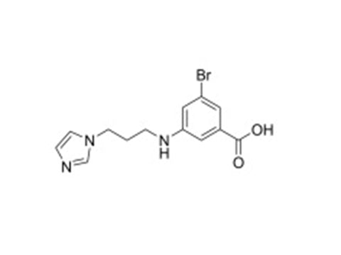 MSE PRO 3-((3-(1H-Imidazol-1-yl)propyl)amino)-5-bromobenzoic acid