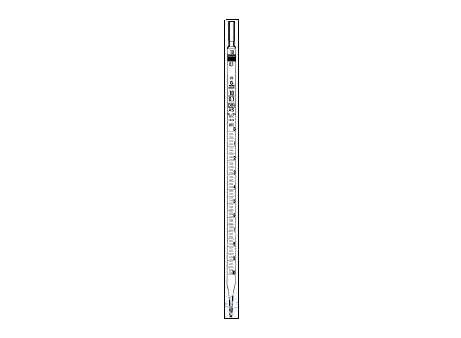 Witeg Graduated pipettes Class AS Enzymatic Analysis Pipette Brown Graduated