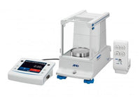 A&D Weighing Dual Range Semi-Microbalance, 51 g x 0.01 mg / 220 g x 0.1 mg with Touch Screen Display, Automatic Doors and Internal Calibration