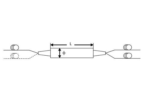 Ascentta Fused (WDM) Wavelength Division Multiplexer: Mini-Size (980/1550, 980/1590, 1310/1550nm)