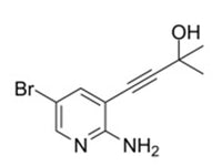 MSE PRO 4-(2-Amino-5-bromo-3-pyridinyl)-2-methyl-3-butyn-2-ol