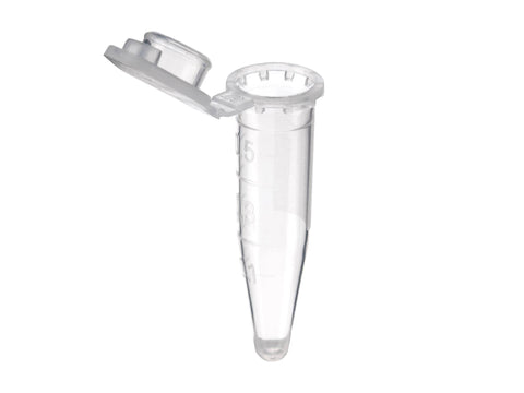 Biologix 0.5mL Microcentrifuge Tubes with Safe Lock, 500/Pack, 5000/Case