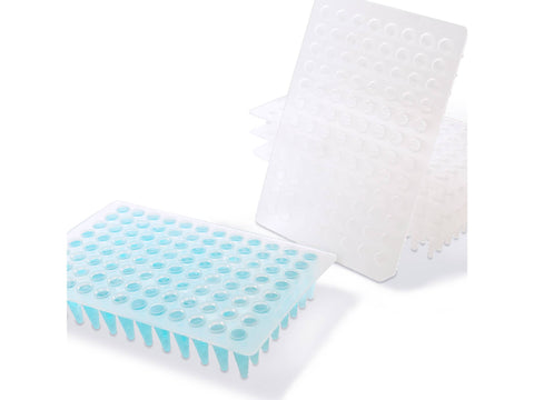 Biologix 96 well non-skirted PCR Plates. 0.2ml Clear/White color, 10/Pack, 100/Case