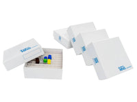 CryoKING® Cardboard Freezer Boxes-2in ( Premium White) 5/Bag, 100/Case