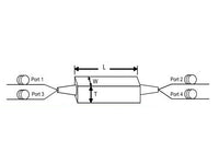 Single-Mode 4-Port Optical Circulator (1310, 1480, 1550, 1590nm)