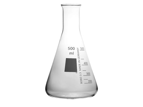 Witeg Erlenmeyer Flask Narrow Neck With Rim With Witeg Logo