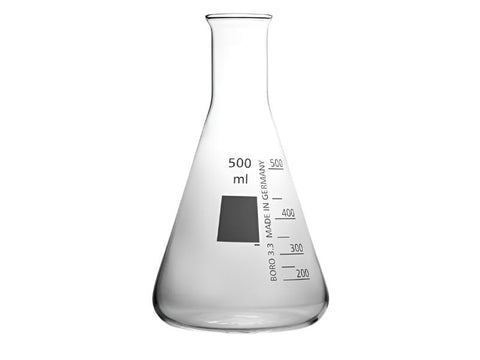 Witeg Erlenmeyer Flask Narrow Neck With Rim Neutral