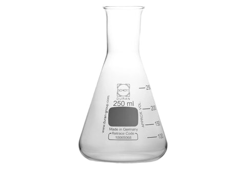 Witeg Erlenmeyer Flask Narrow Neck With Rim