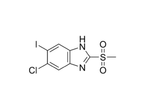 MSE PRO 5-Chloro-6-iodo-2-(methylsulfonyl)-1H-benzo[d]imidazole