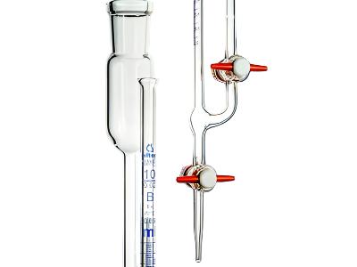 Witeg  Burette Micro Burettes Bang Class B Two Straight Stopcocks