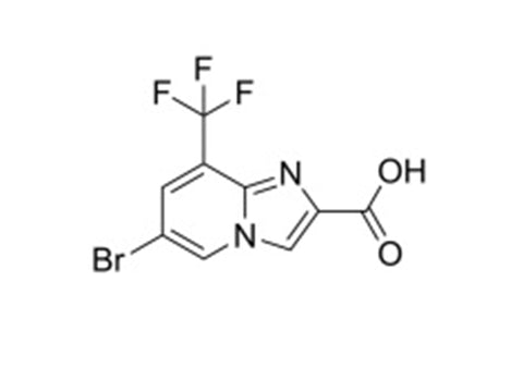 MSE PRO 6-Bromo-8-(trifluoromethyl)imidazo[1,2-a]pyridine-2-carboxylic acid