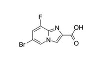 MSE PRO 6-Bromo-8-fluoroimidazo[1,2-a]pyridine-2-carboxylic acid